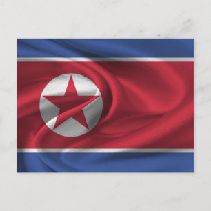 Postal Bandera de Corea del Norte