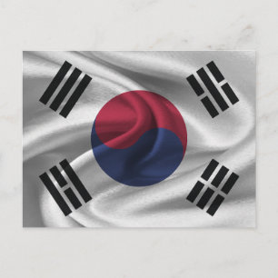 Postal Bandera de Corea del Sur