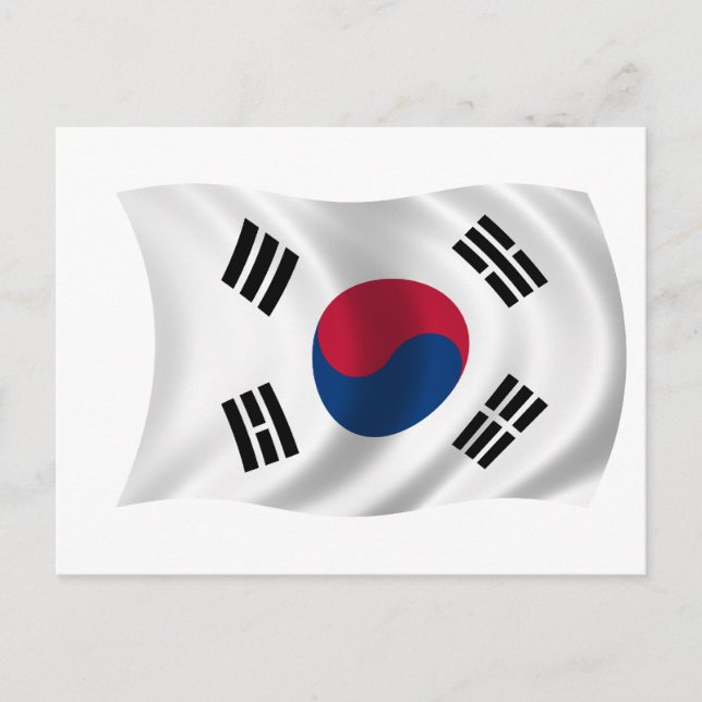 Postal Bandera de Corea del Sur (Anverso)