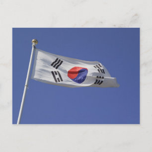 Postal Bandera de Corea del Sur