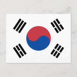 Postal Bandera de Corea del Sur (ROK)