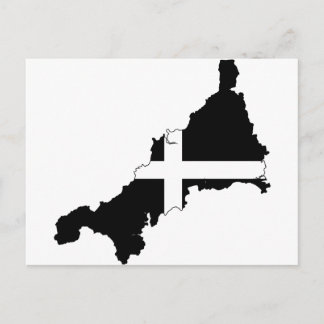 Postal Bandera de Cornualles