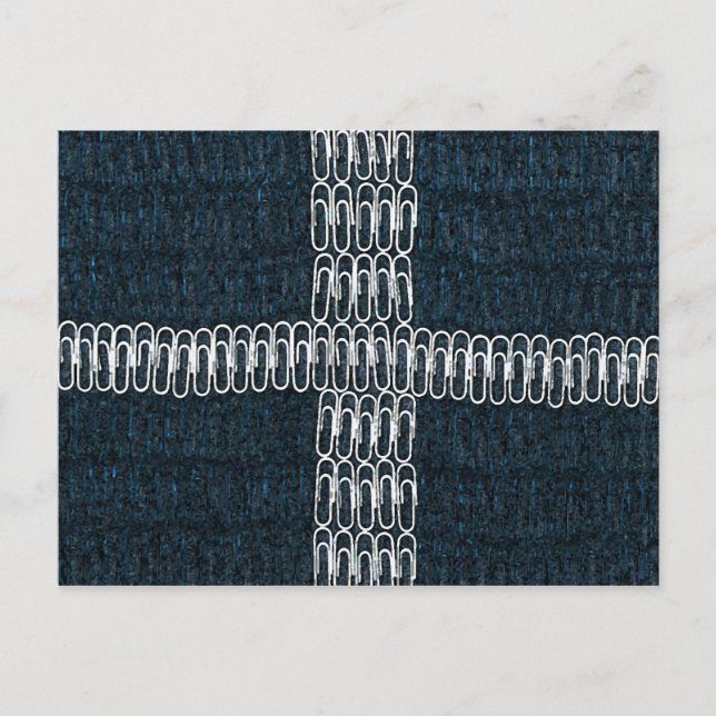 Postal Bandera de Cornualles de Paperclips (Anverso)