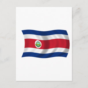 Postal Bandera de Costa Rica