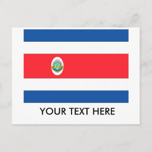 Postal Bandera de Costa Rica