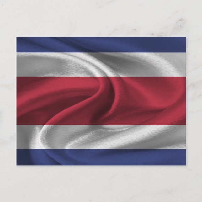 Postal Bandera de Costa Rica (Anverso)
