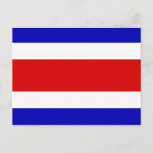 Postal Bandera de Costa Rica