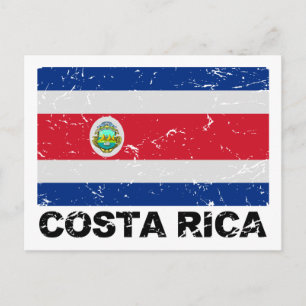 Postal Bandera de Costa Rica