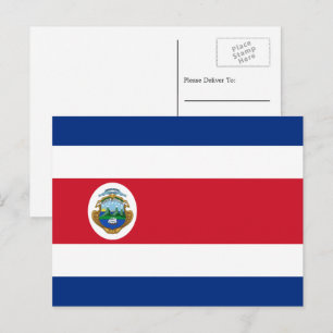 Postal Bandera de Costa Rica, Bandera de Costa Rica