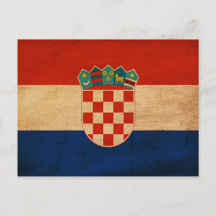 Postal Bandera de Croacia