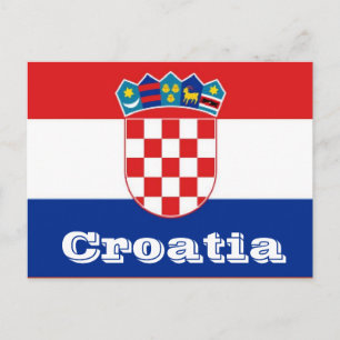 Postal Bandera de Croacia