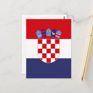 Postal Bandera de Croacia