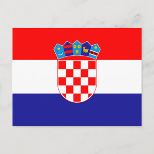 Postal Bandera de Croacia
