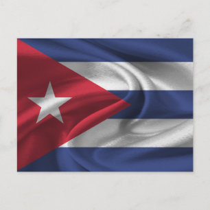 Postal Bandera de Cuba