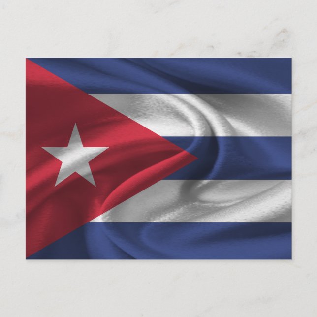 Postal Bandera de Cuba (Anverso)