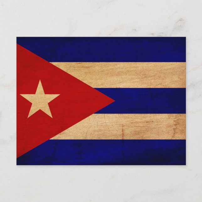 Postal Bandera de Cuba (Anverso)