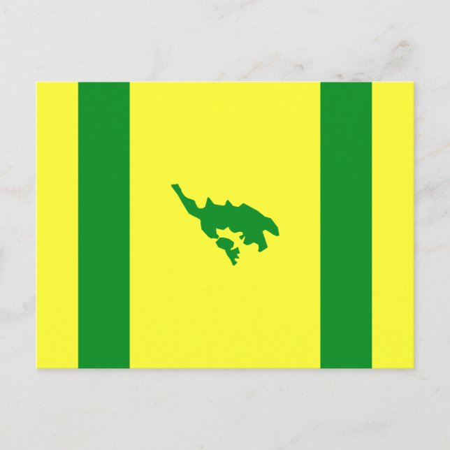 Postal Bandera de Culebra, Puerto Rico (Anverso)