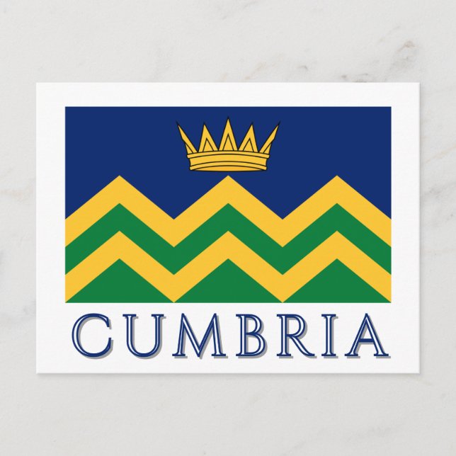 Postal Bandera de Cumbria (a partir de 2025) (Anverso)