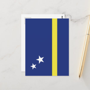 Postal bandera de Curaçao
