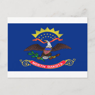 Postal Bandera de Dakota del Norte