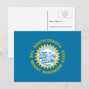 Postal Bandera de Dakotan del Sur, Bandera de Dakota del