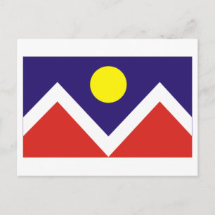 Postal Bandera de Denver
