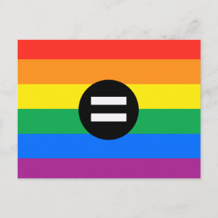 Postal Bandera de Derechos Gay