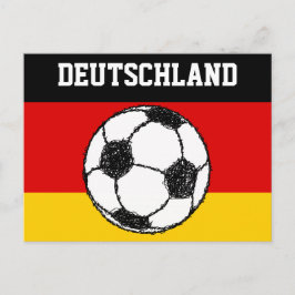 POSTAL BANDERA DE DEUTSCHLAND | FÚTBOL