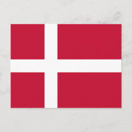 Postal Bandera de Dinamarca