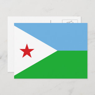Postal Bandera de Djibouti, Bandera de Djibouti