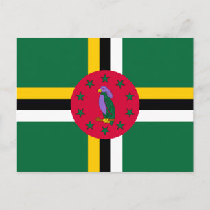 Postal Bandera de Dominica