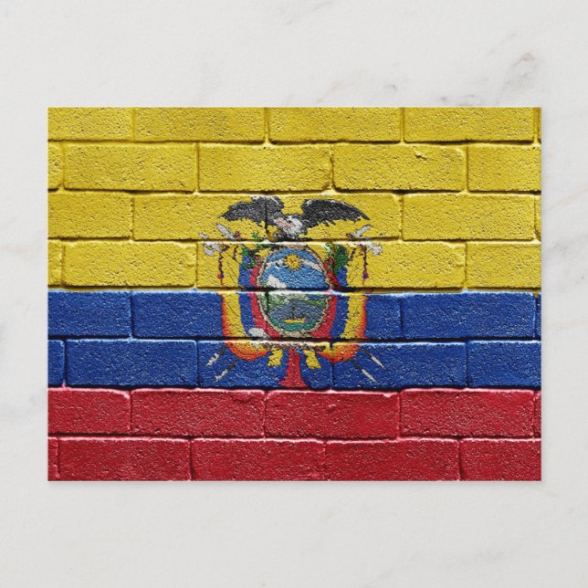 Postal Bandera de Ecuador (Anverso)