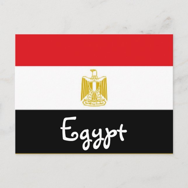Postal Bandera de Egipto (Anverso)