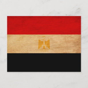 Postal Bandera de Egipto