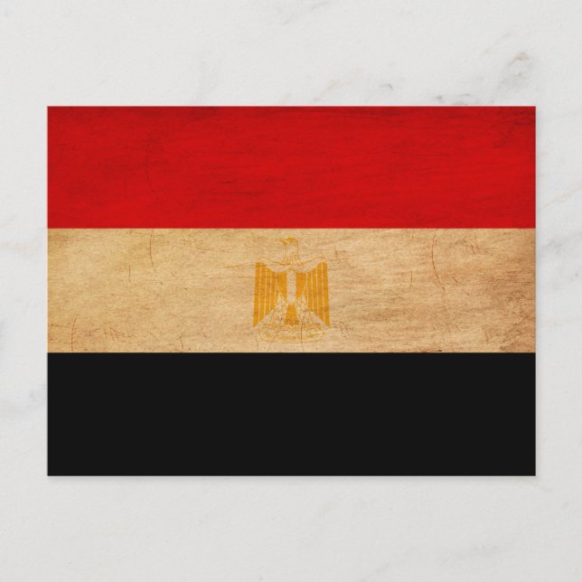 Postal Bandera de Egipto (Anverso)