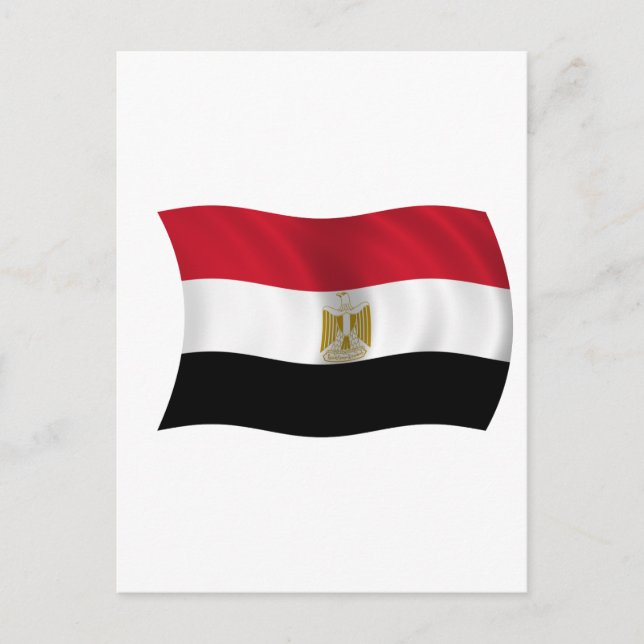 Postal Bandera de Egipto (Anverso)
