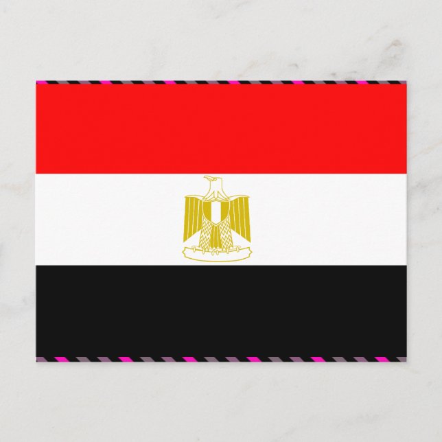 Postal Bandera de Egipto (Anverso)