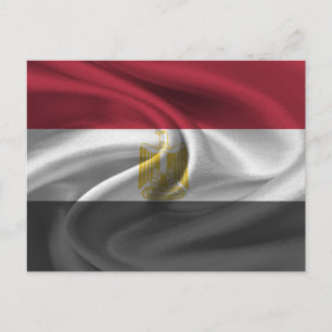 Postal Bandera de Egipto