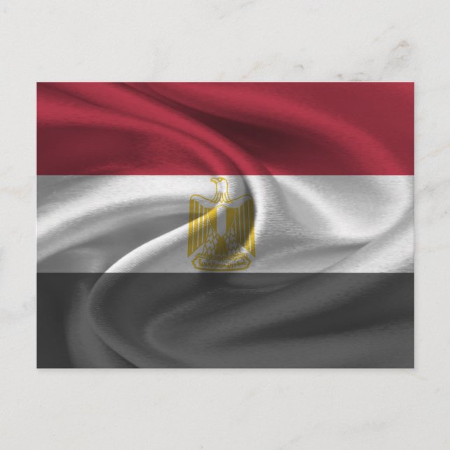 Postal Bandera de Egipto (Anverso)