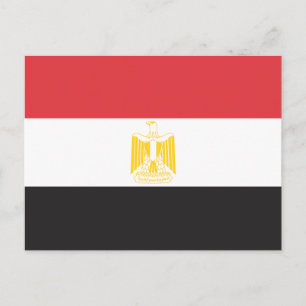 Postal Bandera de Egipto