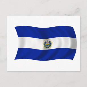 Postal Bandera de El Salvador