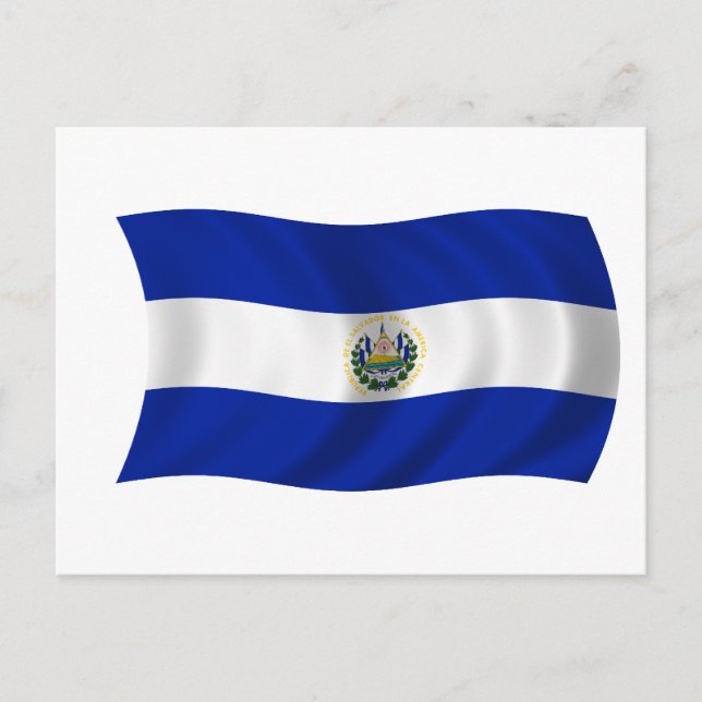 Postal Bandera de El Salvador (Anverso)