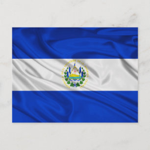 Postal Bandera de El Salvador