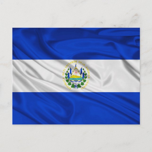 Postal Bandera de El Salvador (Anverso)