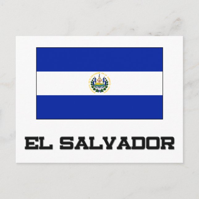 Postal Bandera de El Salvador (Anverso)