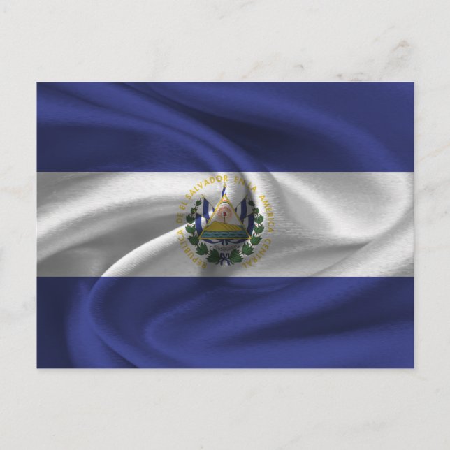 Postal Bandera de El Salvador (Anverso)