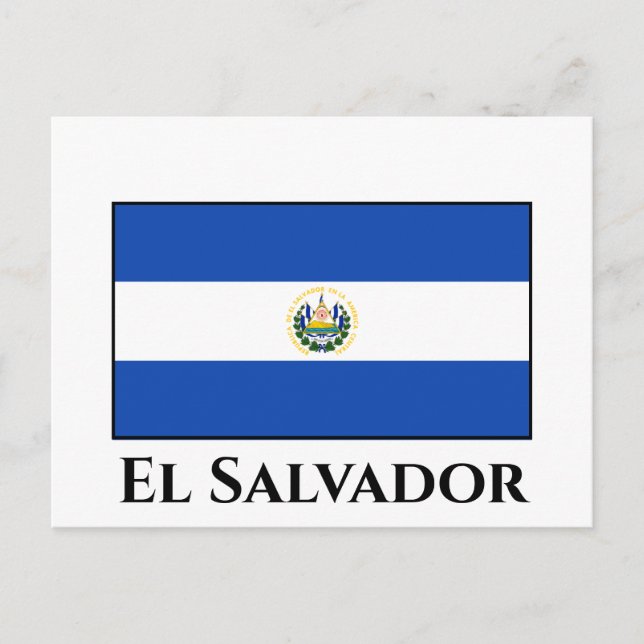 Postal Bandera de El Salvador (Anverso)
