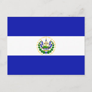 Postal Bandera de El Salvador