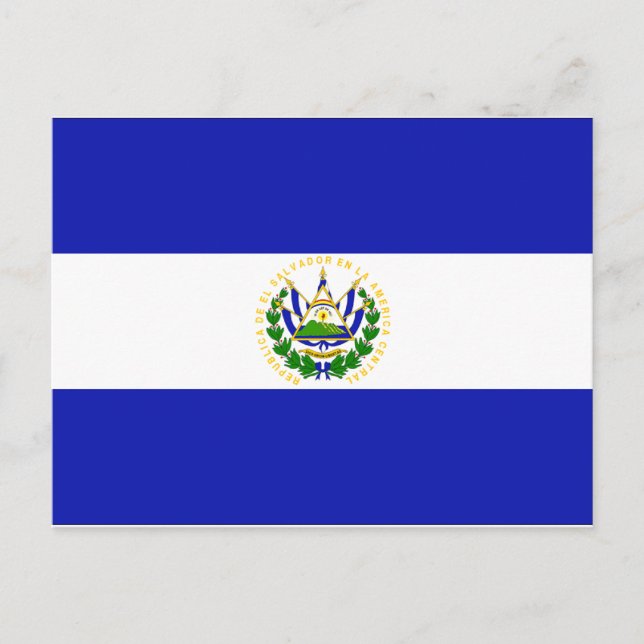 Postal Bandera de El Salvador (Anverso)
