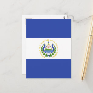 Postal Bandera de El Salvador